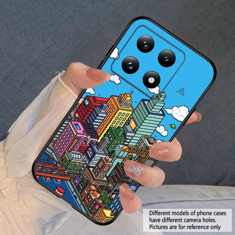 Sunset Xia Street For Xiaomi 11T 11 Ultra 12 12T Pro 14 15 13 Lite Mi Poco M4 5 M7 5G X4 X5 M6 C75 Pro X6 4G soft phone case