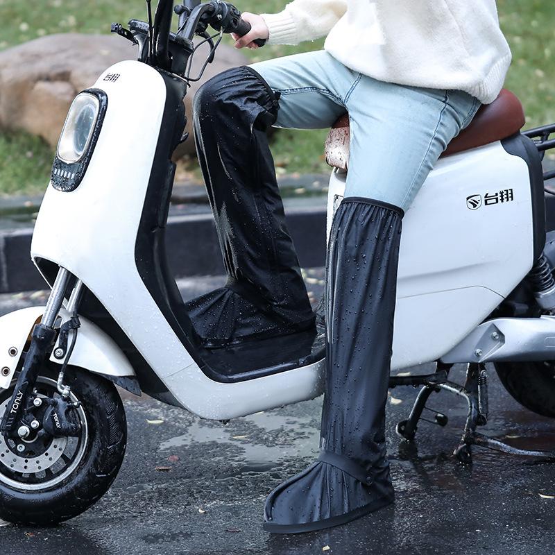 Thickened Waterproof Rain Boots for Outdoor Cycling, High-top Rain Boots, Anti-slip, Wear-resistant and Sand-proof