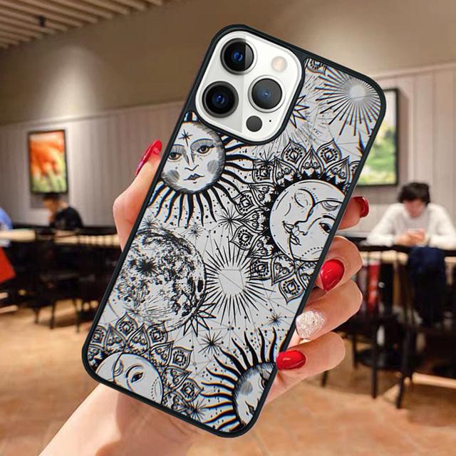 Funny Sun Moon Face Phone Case For Apple iPhone 17 Air Pro Max Plus Coque For iPhone 17 Air 14 15 16 13 12 Max Cover