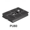 Universal Camera Gimbal Quick Release Plate Clamp Seat (PU 40/50/60/70/100MM)