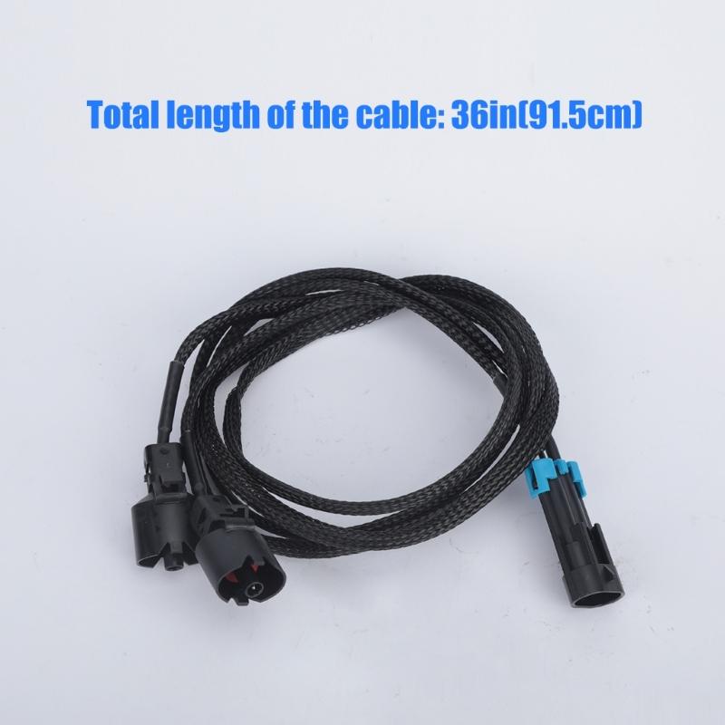 Engine Bay Knock Sensor Wiring Extension Harness, Molded End Lead with Outer Sleeve for Repair Service, Installation Work, and Single Harness Use