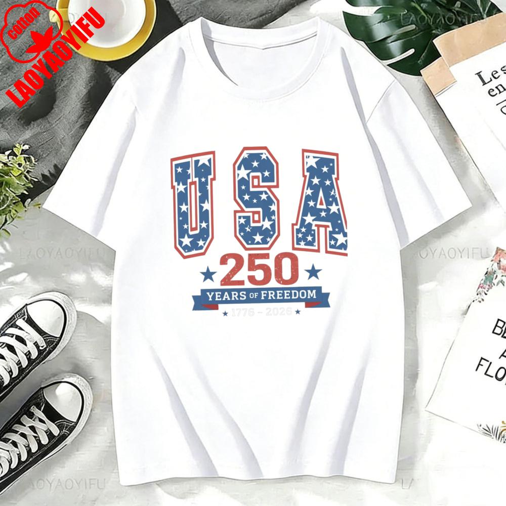 Happy 250th Birthday USA Shirt America 250th Anniversary Semiquincentennial Gift USA 250 Shirt Independence Day 4th of July S