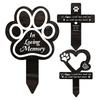 Plăci comemorative pentru mormintele animalelor de companie Grădină comemorativă Decorare curte cimitir Țăruș pentru mormântul câinelui Plăci comemorative pentru pierderea animalului de companie În aer liber Animal de companie