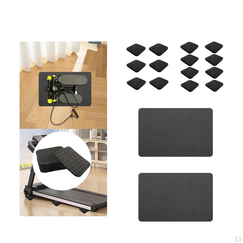 Treadmill Mat Anti Vibration Pad Silicone Exercise Equipment Floor Protection for Home Gym