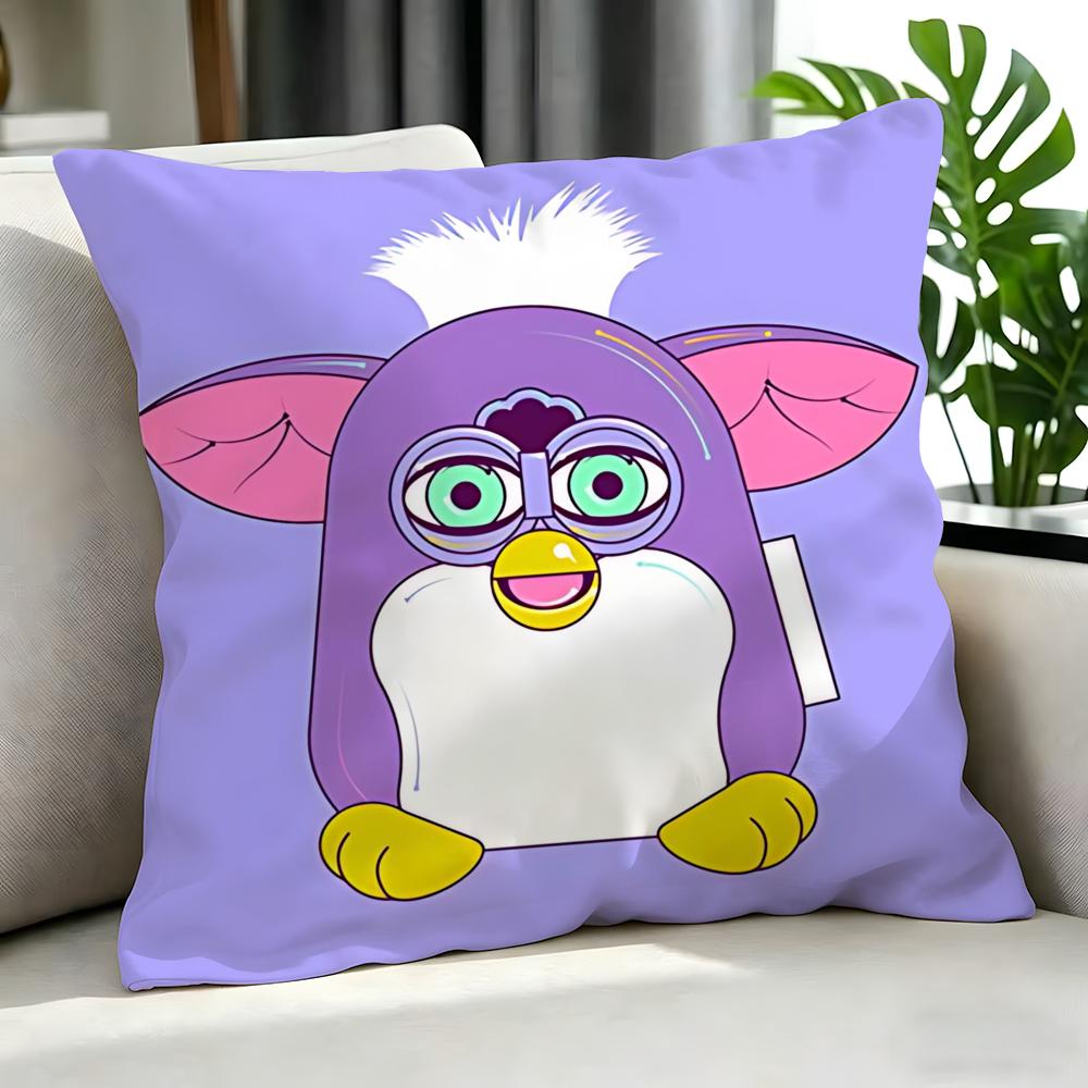 cute Furby Cushion Cover Cushion Cover Set Pcs x x x Pillowcase Decorative Sofa Home Decor