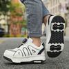 29-40 Kinder Vierrad-Sneaker Rollschuhlaufen Abnehmbare Studenten-Schlittschuhe Sportschuhe Mädchen Skate-Schuhe