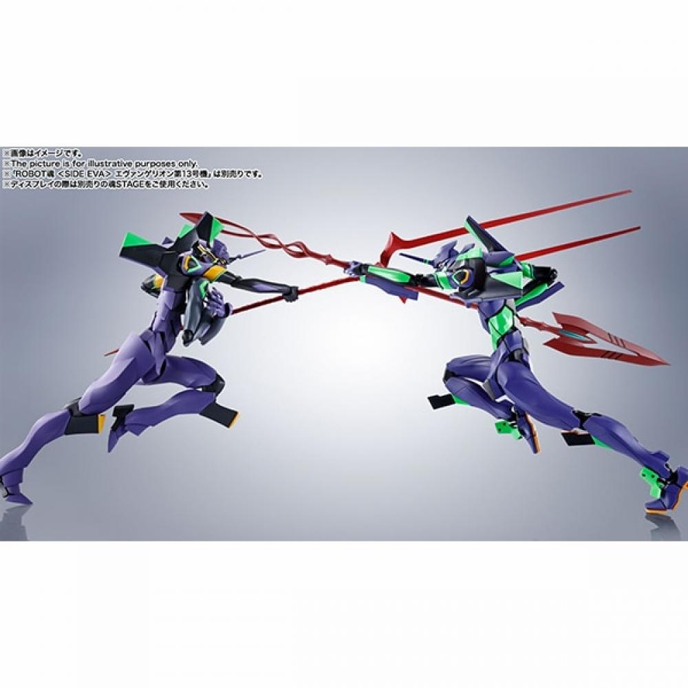 Bandai Robot Spirits Renewal Color Edition Eva Unit 01 + Kassius-Lanze