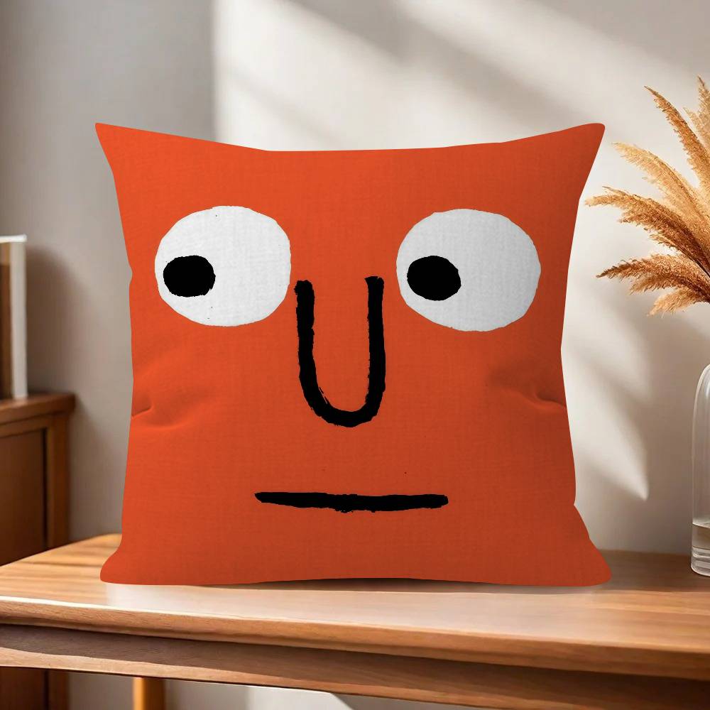 Aesthetic Art JJean JJullien Cushion Cover X Polyester Sofa Cushions Decorative Throw Pillows Home Decoration Pillowcover