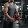 Cable Rope Attachment with Handles Ergonomic Paired Handle Braided Fitness Equipment for
