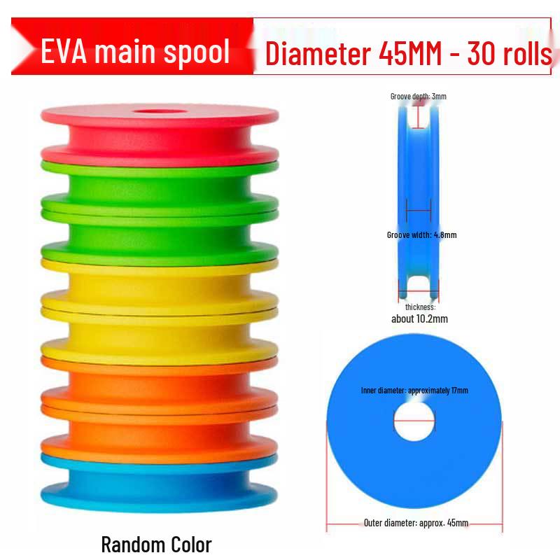 Large Foam Winding Reel & Fishing Line Spooler Set for Big Fish