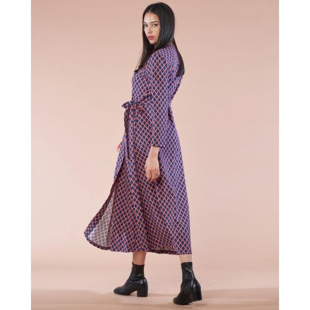 Creora Lip Balm Signature Flare Long Wrap Dress Ldm07cs01