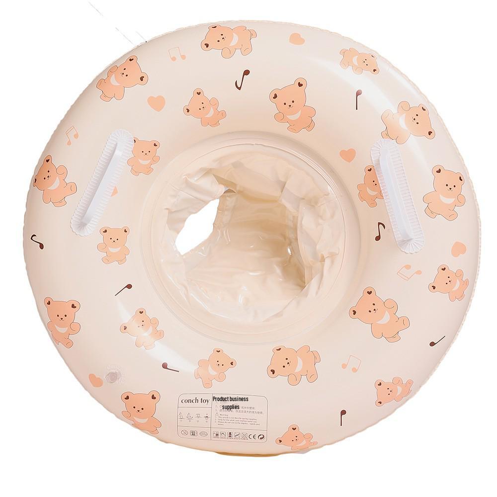 Xiao Lv Inflatable Baby Swim Ring with Removable Sunshade Canopy