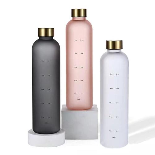 1L Water Bottle, 1000ml Large Capacity, Portable Straw Sports Water Bottle, BPA-Free, Plastic Water Bottle for Adults, Girls, and Boys, Perfect for Ou