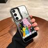 Barbapapa Phone Case For Samsung Galaxy S24 S23 S22 S21 S20 Note20 Ultra Plus Fe Colored Silver Cover