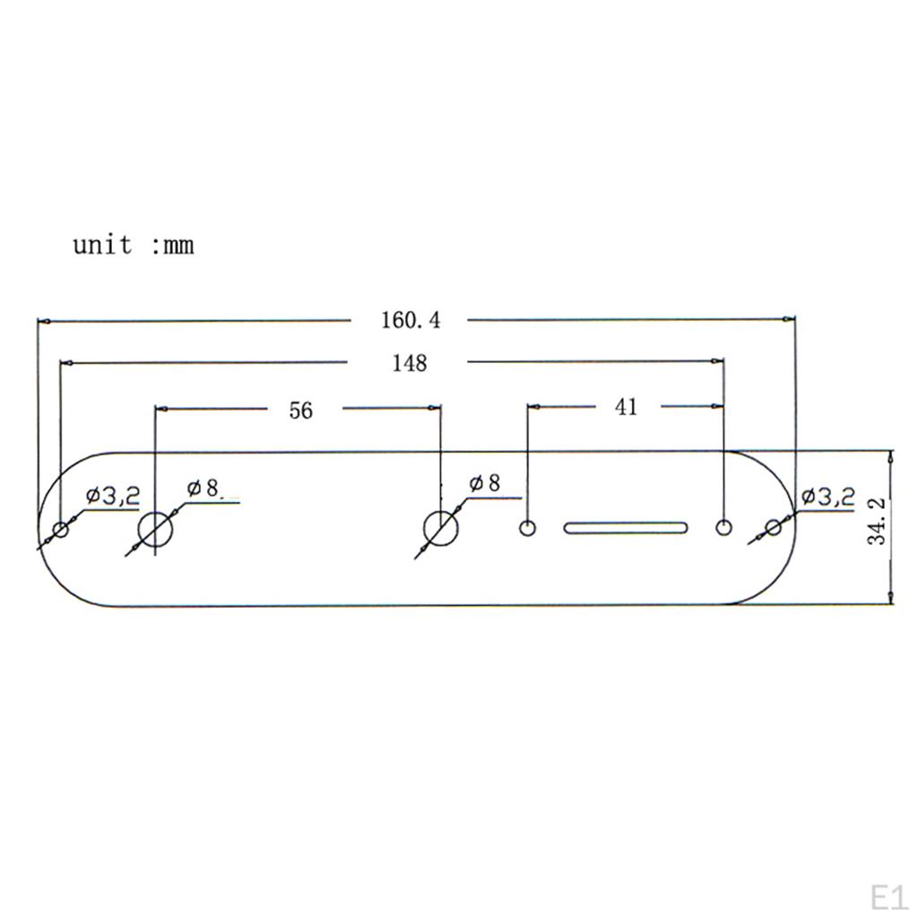 Control Plate for Caster Guitar Musical Parts 3 Colors