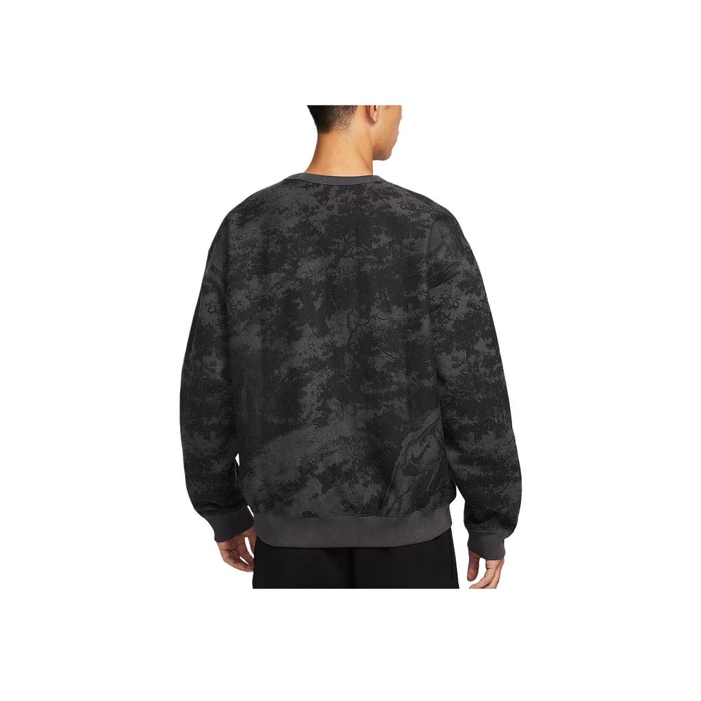 Nike Solo Swoosh Soft Round Neck Loose Pullover Sweatshirt Men Sweatshirt HV4119-254
