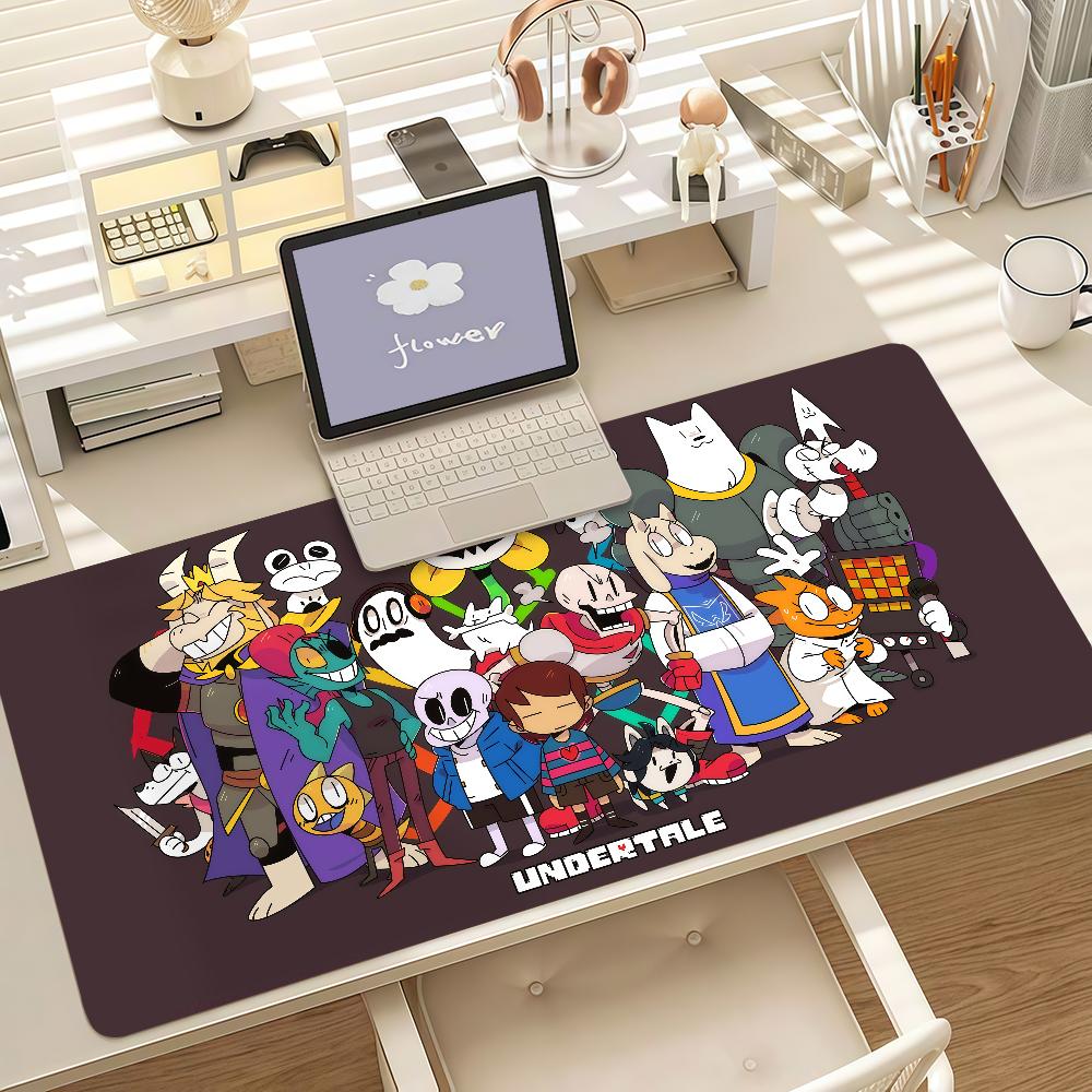 Heißes Videospiel U-Undertale Mauspads Anti-Rutsch-Gummikante Verriegelt Verdickt Laptop Gaming Schreibtischmatte