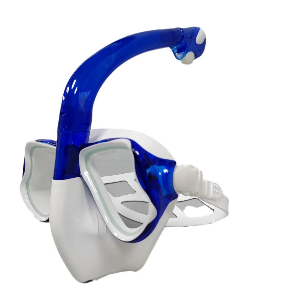 Masque de snorkeling entièrement sec, lunettes de snorkeling amovibles