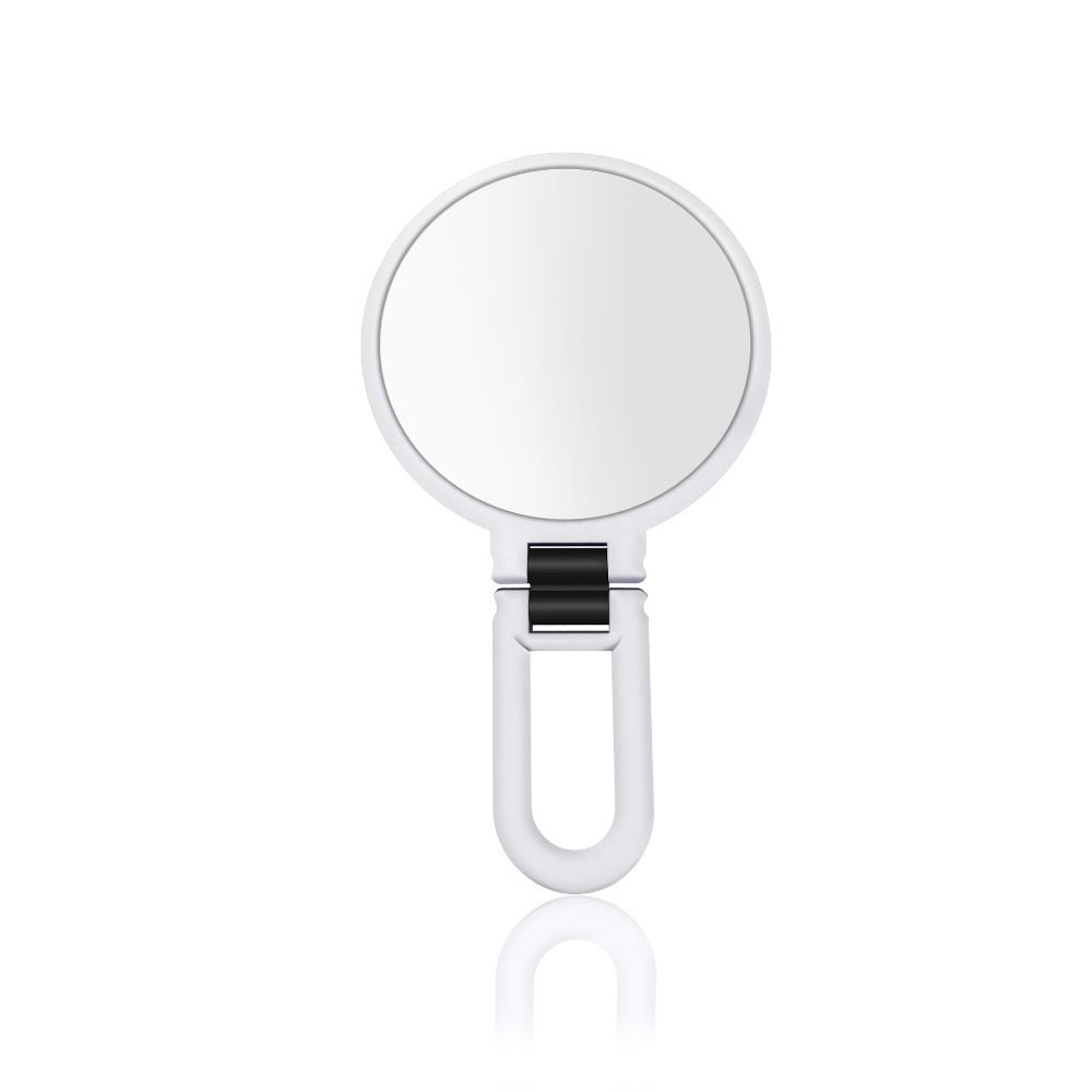 Foldable Magnifying Handheld Mirror 2X/5X/10X Hand Mirror Portable Cosmetic Mirror  Salon Use