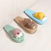 Silicone Door Stop Cartoon Animal Safety Stoppers Block Wedge Doorstops Home Office Door Rear Retainer Anti-collision Stop
