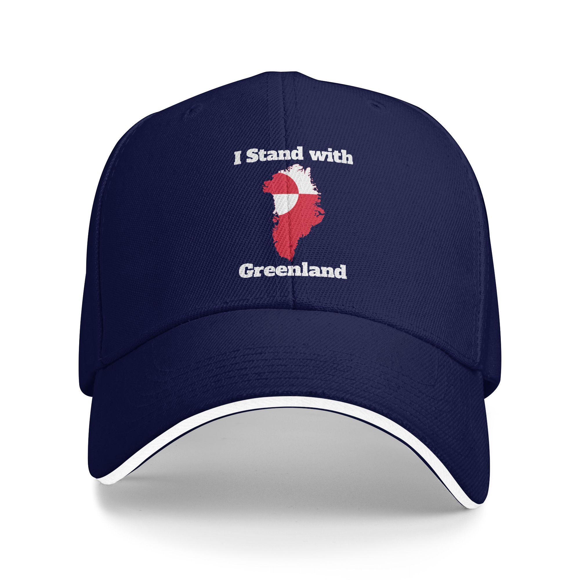 

Defend Greenland Not for Sale I Stand with Greenland Baseball Cap Casual Trucker Hat Unisex Women Tennis Skate Baseball Caps One Size
