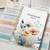 1Pc: Daily Prayer Book Undated Daily Gratitude Planner Full-Color Interior Pages Hardcover With 2Pc Quote Stickers