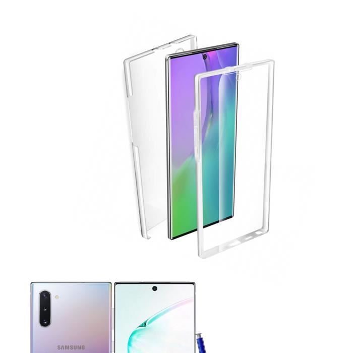 Coque 360 - SAMSUNG - Galaxy Note 10 - Transparent - Protection intégrale - Silicone gel