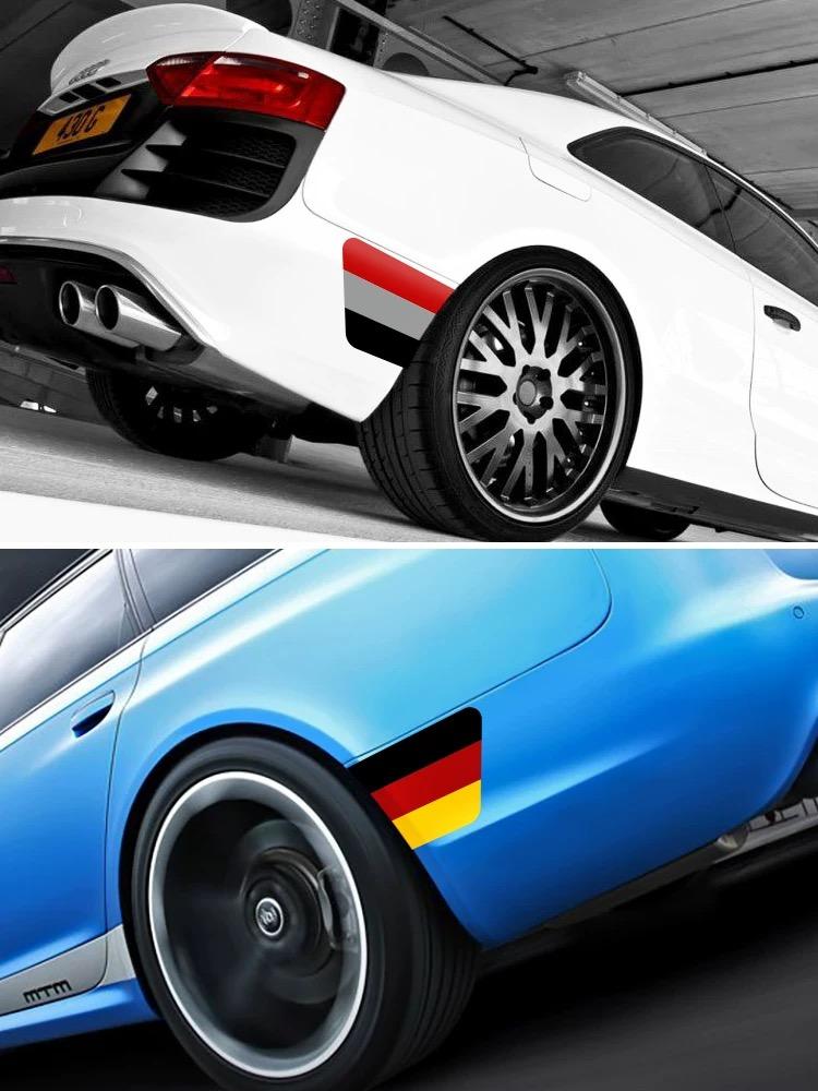 Car Front Rear Bumper Sticker for BMW E36 E39 E46 E60 E61 E64 E70 E71 E85 E87 E90 E83 F10 F20 F21 F30 E80 M3 M5 Auto Accessories UA7
