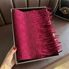 Winter Warm Cashmere Scarf For Women Luxury Print Pashmina Shawl Wrap Neckerchief Female Bufanda Echarpe Design Headband