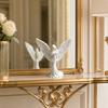 3D Printed Elegant Angel Figurine with Large Wings Decorative Angel Statue Angel Art