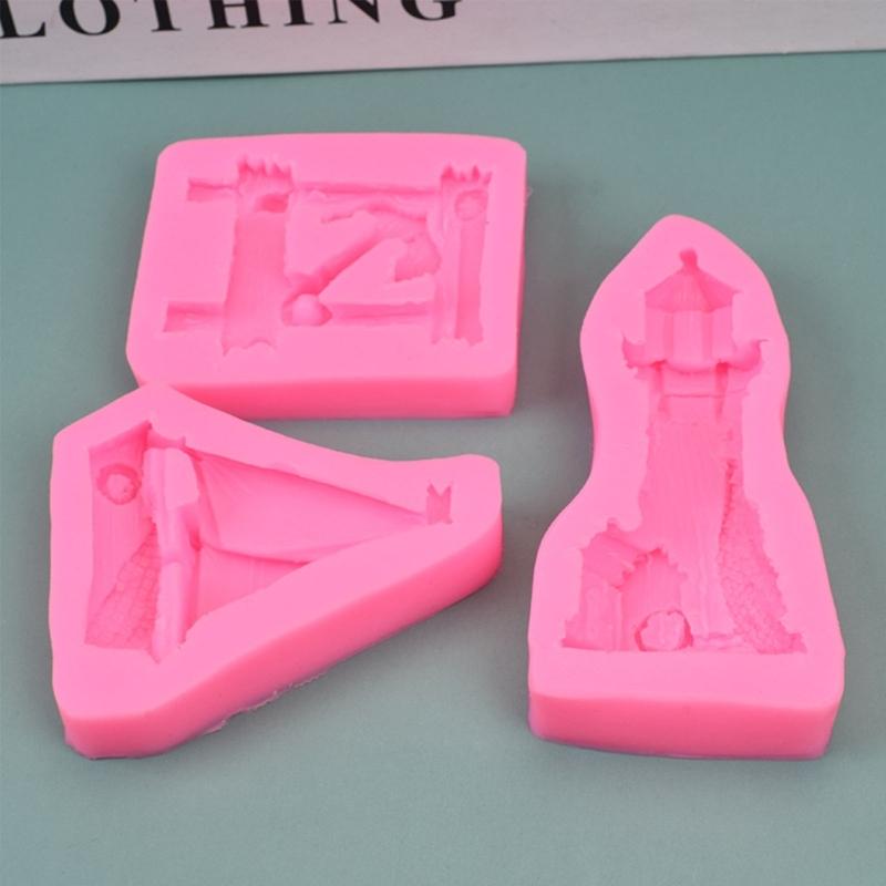 Lighthouse-Candle Mould Silicone Mold Anchor-Sailboat Resin-Casting Mould Homemade-Home Wedding Candle Making Tool