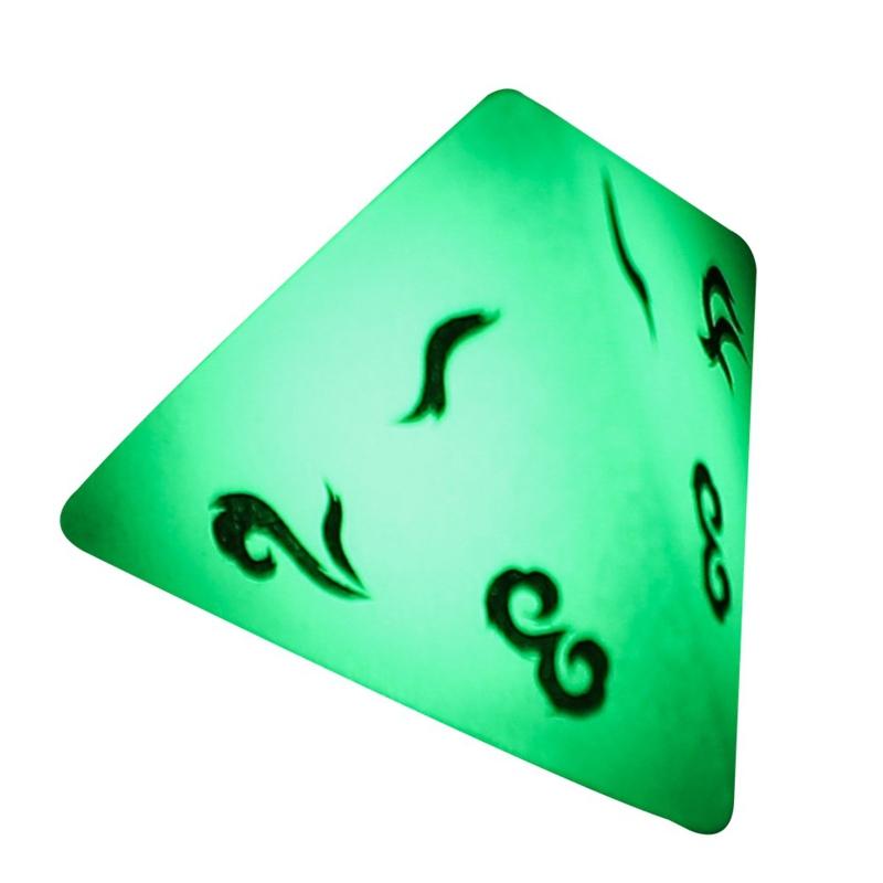 Natural Luminous Stone Dice Multi-faceted Dice Different Sizes Digital Number Dice DIY Board Game Kids Educational Toys