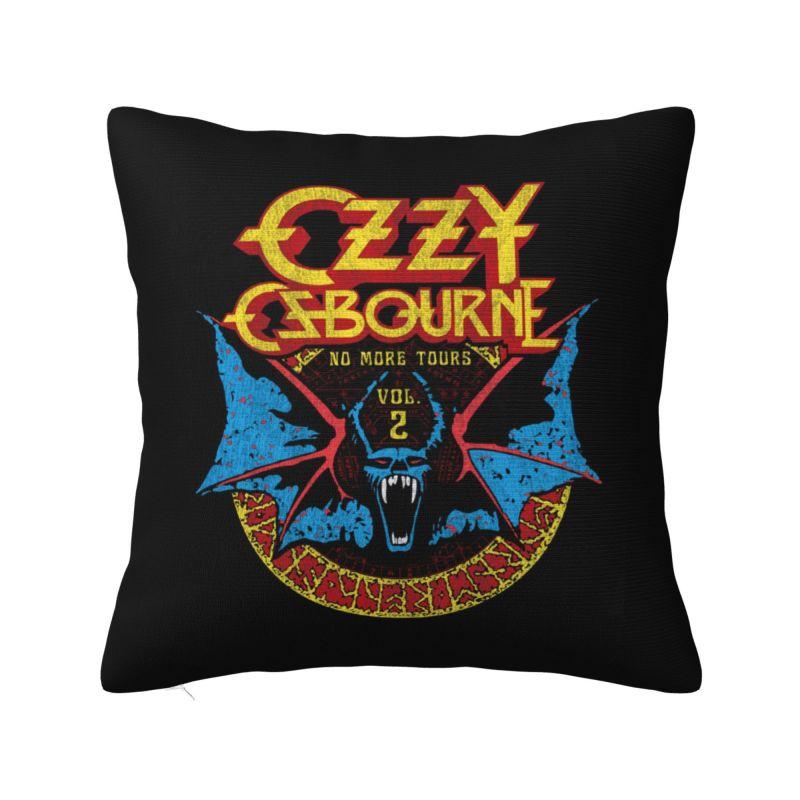Custom Ozzy Osbourne Prince Of Darkness Cushion Cover Heavy Metal Band Rock Velvet Nordic Throw Pillow Case Home Decoration