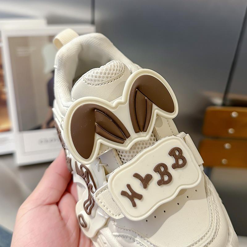 Весна и осень Новая детская обувь для девочек Спортивная обувь с заячьими ушками — фото 11