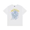 2025 European and American Trend Sp5der New 555555 Phobia NY Spider Web Letter Cotton Couple Short