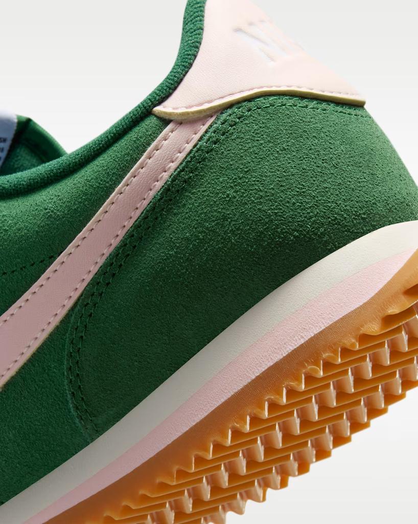IB1857-301 Nike Cortez Sport Green Sail Gum Light Brown Pink Foam (Women's)