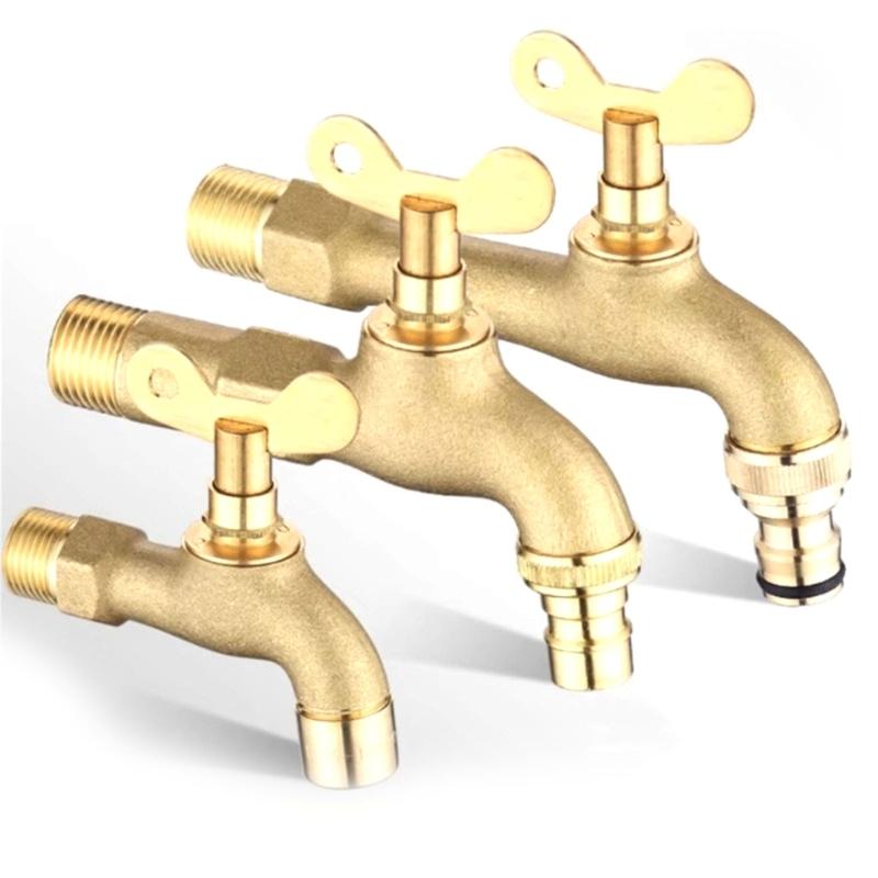 Heavy Gauges Lockable Ice Proof Water Spouts Outdoor Not -theft Sink Faucet for Residential Public Space Gardening