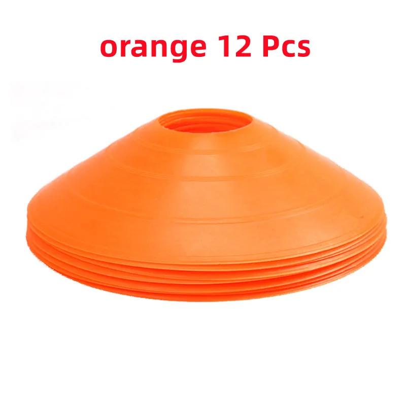 Conjunto de 12 Cones Equipamento de Treino de Futebol Brinquedo Para Criança Cones de Disco Profissional Obstáculos de Exercício de Agilidade Desvio Adereço de Treino Esportivo