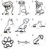 Dog Dog Miniatures Iron Art Dog Art Sculpture Simple   Office