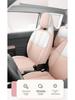 2023 Cute Panda Mini Car Seat Cushion – 120km Model, Full Surround Cartoon Leather Cover