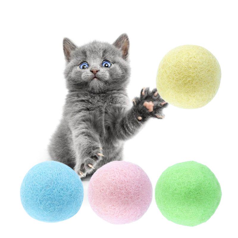 felt cat balls