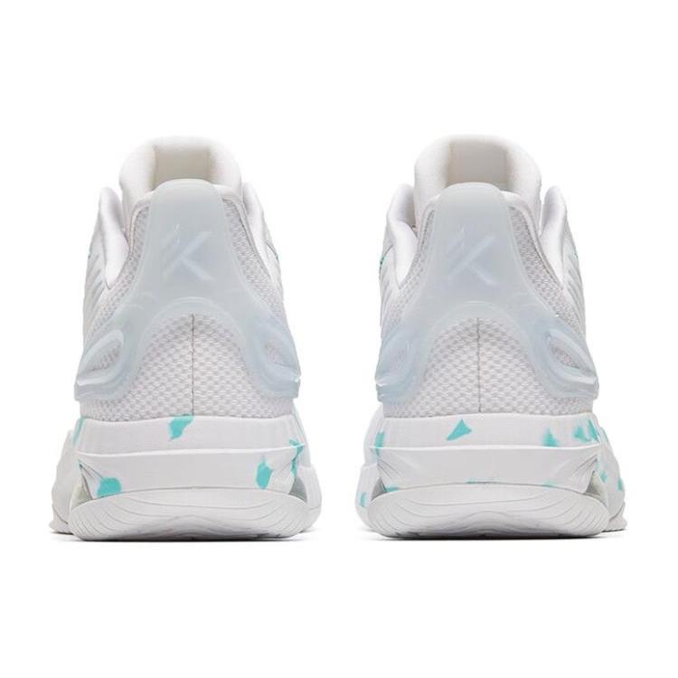 New Anta KT3 KT Slip Resistant Abrasion Resistant Low top Basketball Shoes Men's White Blue 112311605-1