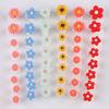 8Pcs/Set Silicone Toenail Separator Foot Divider Daisy Flower Charming Design Form Salon Manicure Pedicure Care Nail Art Tools