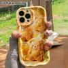 Phone Case: 2D flat design, fits iPhone 18, 17, 16, 15, 14, 13 Pro, Honey Bear Cookie, perfect Christmas and Halloween holiday gift