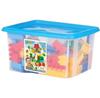 Wader 41270 Plastic Construction Set In a Container, 132 Parts