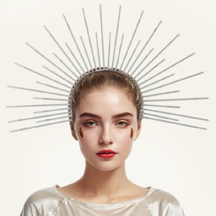 Opaska z Koronami Blasku na Głowę na Halloween Elegancka Opaska do Kostiumu Opaska na Wieczór Panieński Damska Opaska do Włosów