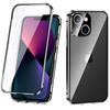 iPhone 13 Case, Magnetic Dual Glass, Black
