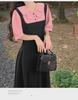 Trendy Doll Collar Lace Slim Dress - Summer French Tea Break
