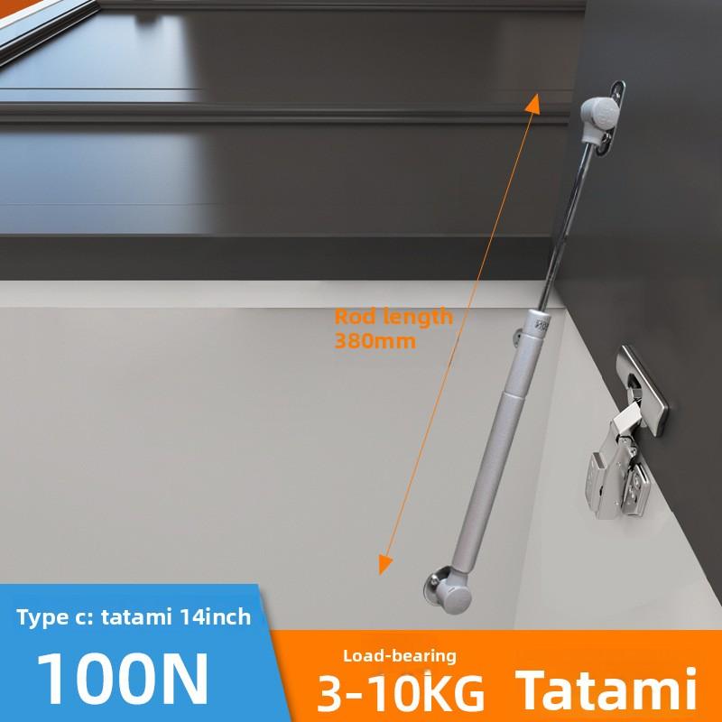 1 יחידה 80N/100N/120N צירים לרהיטים תמיכה לפתיחה וסגירה רכה (Soft Close) 1 יחידה הידראולית להרמת דלתות רהיטים שקטה לארון מטבח