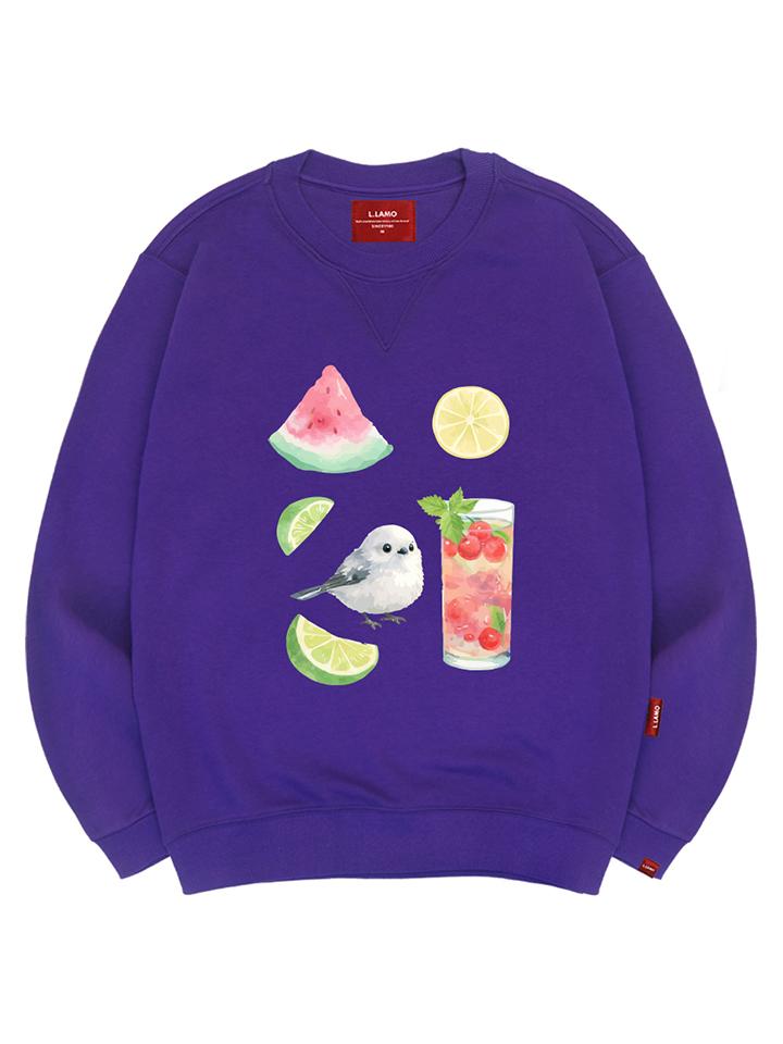 Ellamo Fruit-Tit Sweatshirt Unisex Big Size S~4Xl (B Type)